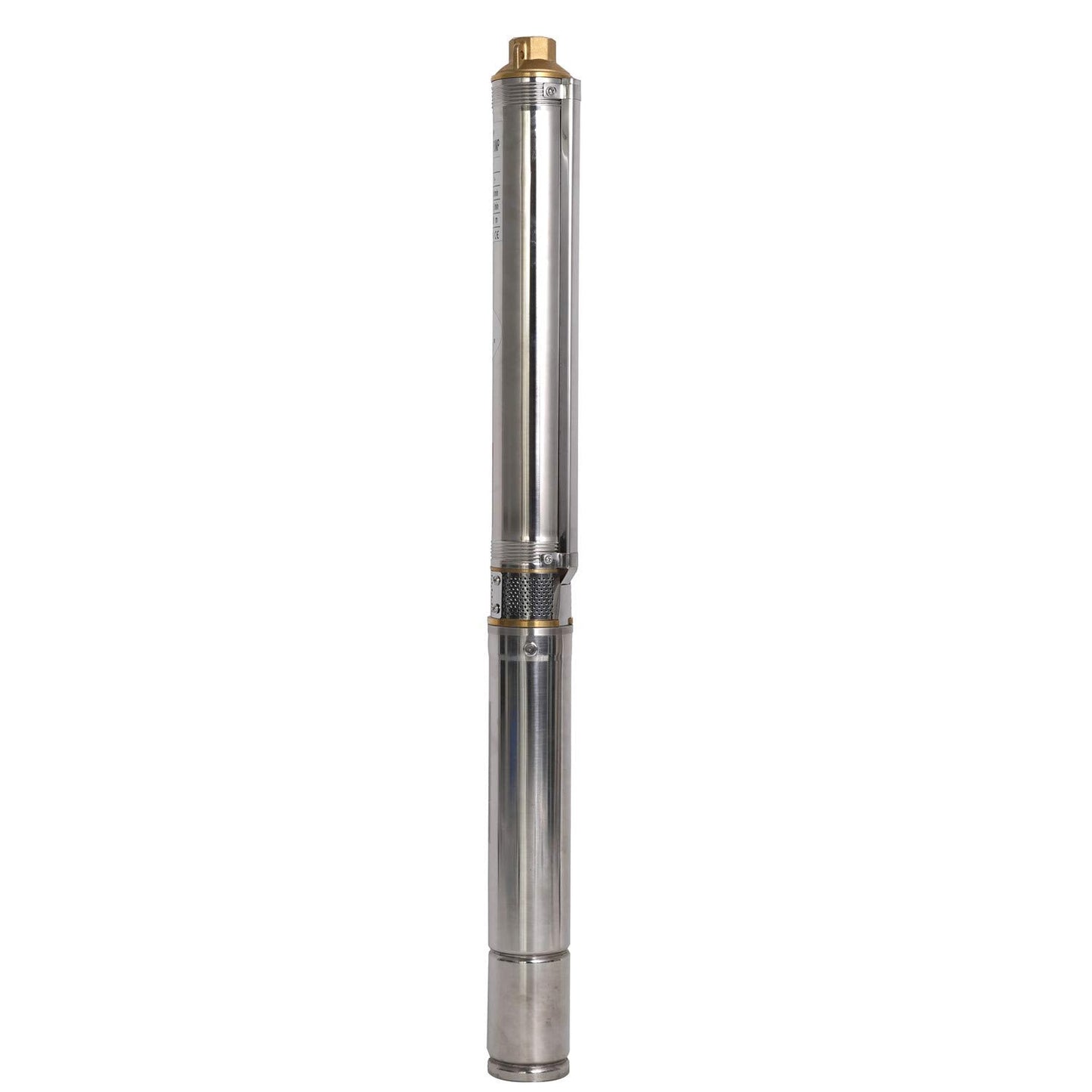 SHYLIYU Submersible Pumps 2.5" OD Pipe 220V/60HZ 0.75KW 1HP Stainless Steel 1" Outlet Submersible Bore Pump Deep Well Pump with Control Box for Farm Irrigation