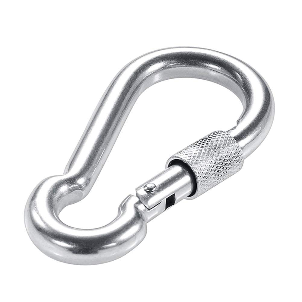 PROND Locking Carabiners, Heavy Duty Carabiner, 316 Stainless Steel Screw Lock Carabiner Hooks