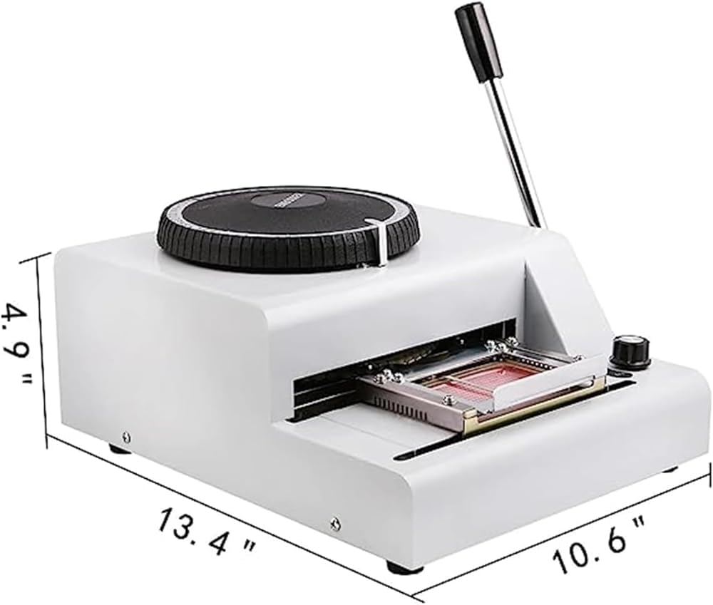 Wrobelax Metal Stainless Steel Stamping Code Dog tag Coder Manual Stamping Machine Stamping Code Printing Stainless Steel Embossed tag
