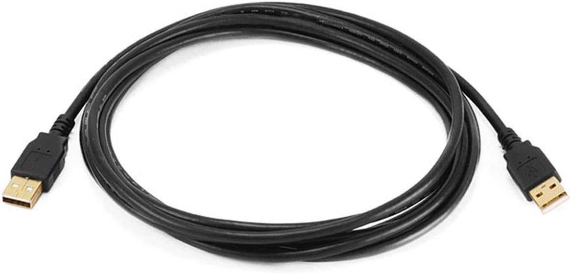 105444 2.0 28/24AWG 15' Monoprice USB A Male to A Male Gold Plated Cable