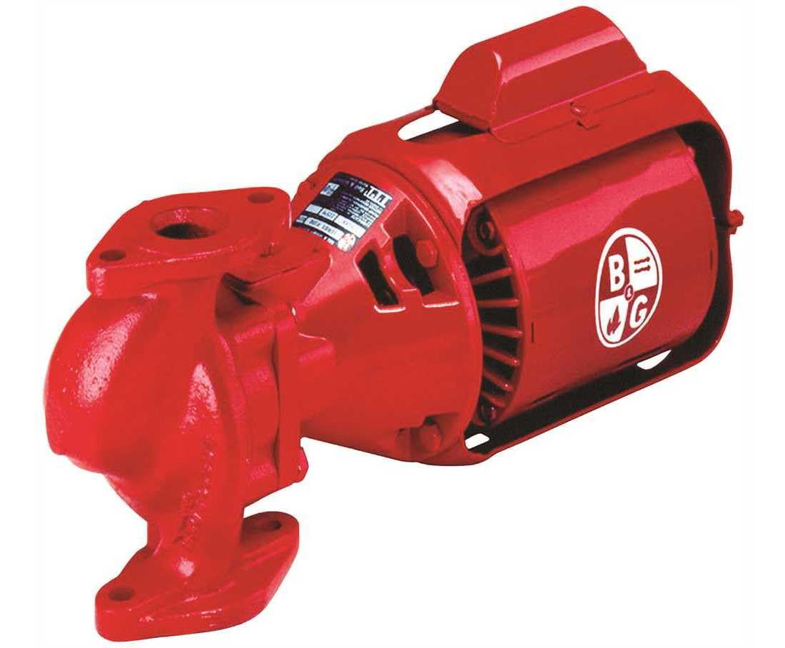 BELL & GOSSETT 106189 Bell & Gossett Series 100Nfi Iron Body Circulator Pump