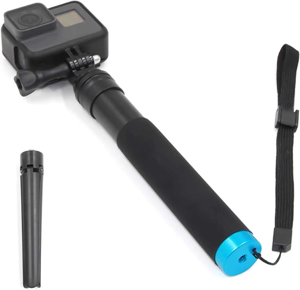 MLKOSS 7 6 5 4 Camera Stick Handheld Selfie Stick+Tripod Mount+Phone Clip+ Strap Stand Holder for Hero Series Parts