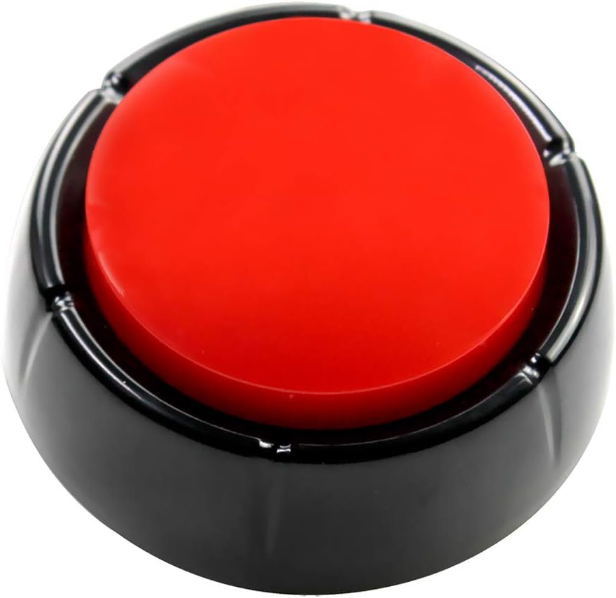 Wariolle 30 Recording Buttons Recordable Button Second Voice Record Button Dog Buttons Talk for Pet Training Games