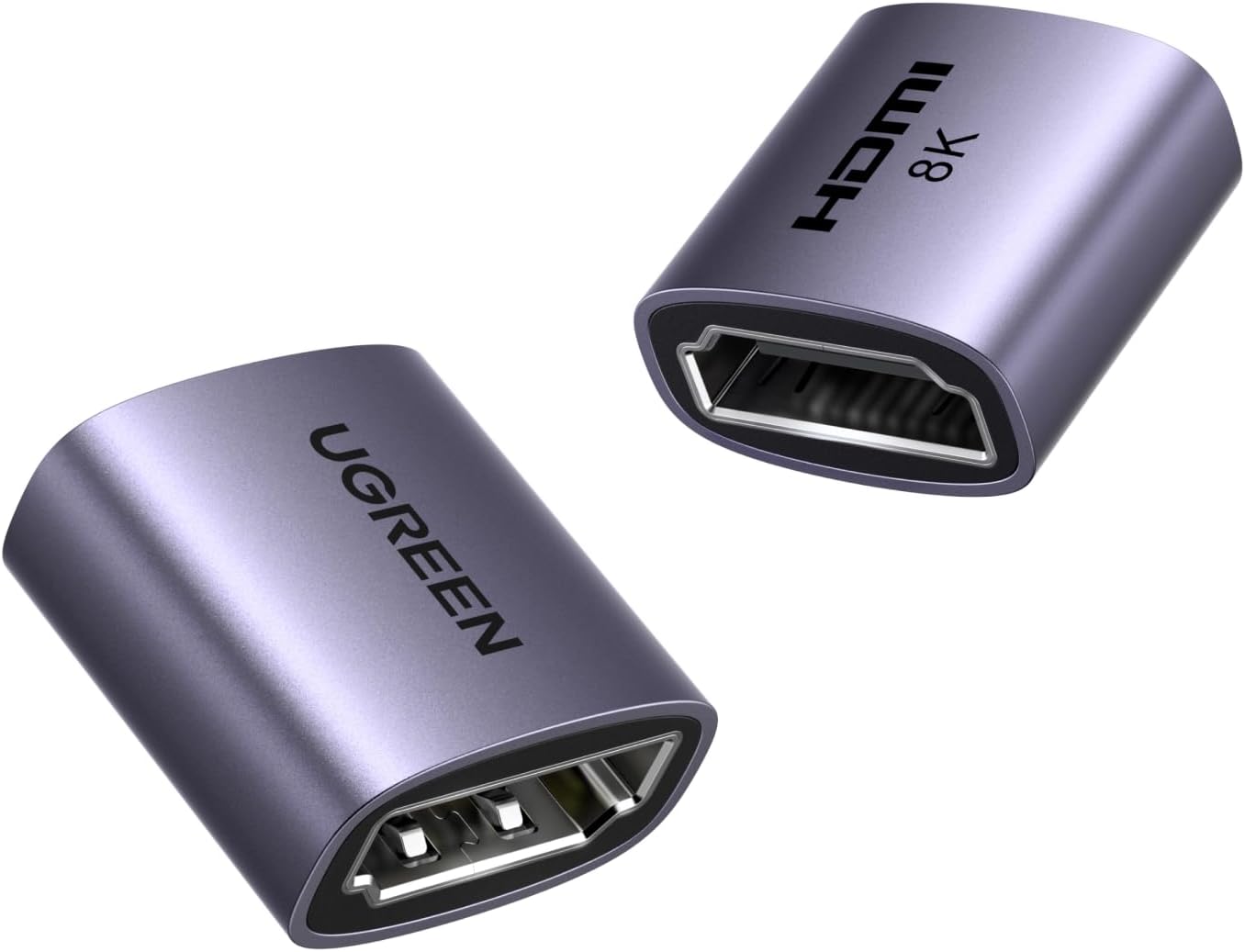 UGREEN 2 Pack, 8K@60Hz 2.1 3D 4K@240Hz 2, HDMI Coupler HDMI Female to Female Adapter Connector Extender Compatible