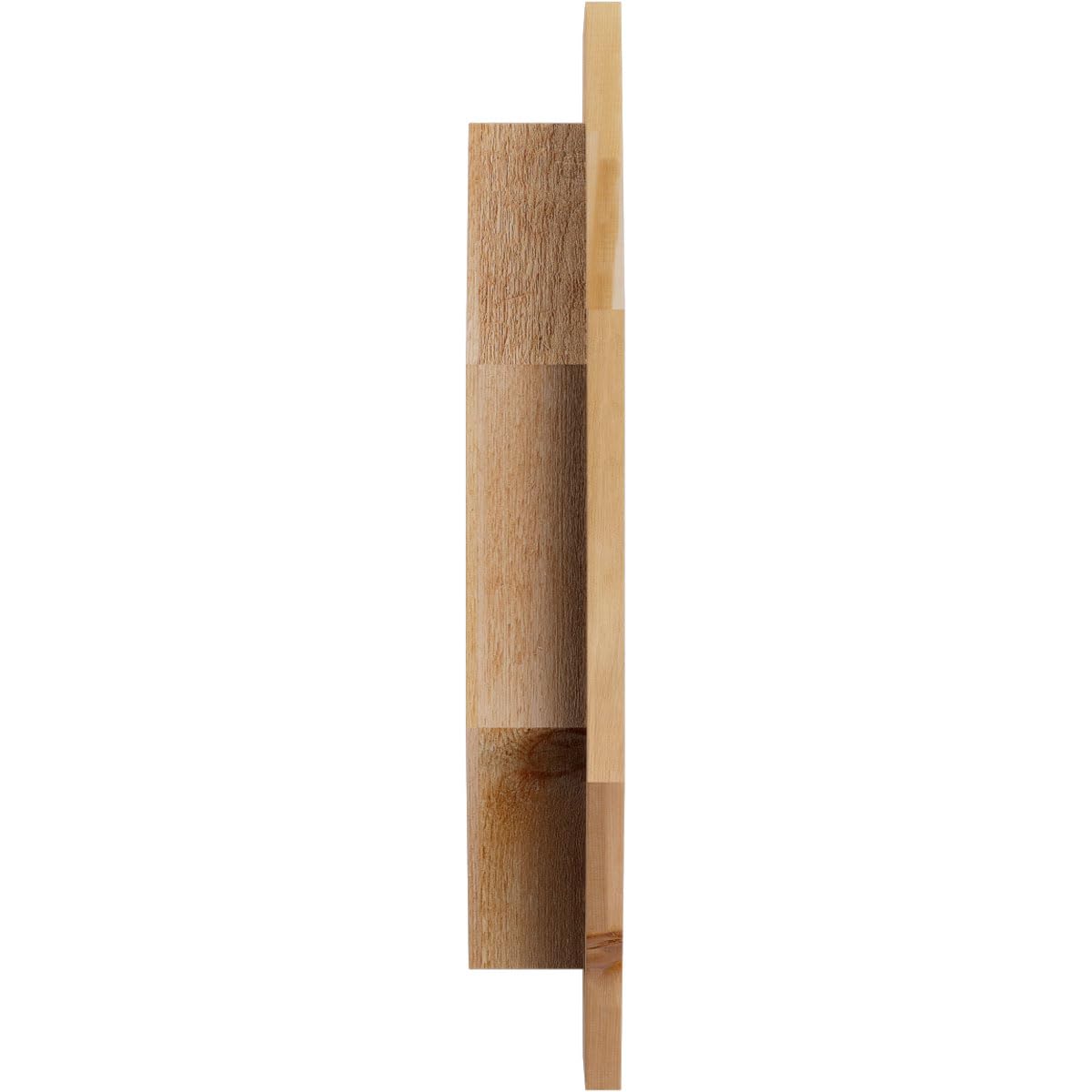 Ekena Millwork GVWOC18X1801SFUWR GVWOL12X3002SDPWR, 23"W x 23"H (Rough Opening: 18"W x 18"H), Western Red Cedar, Unfinished