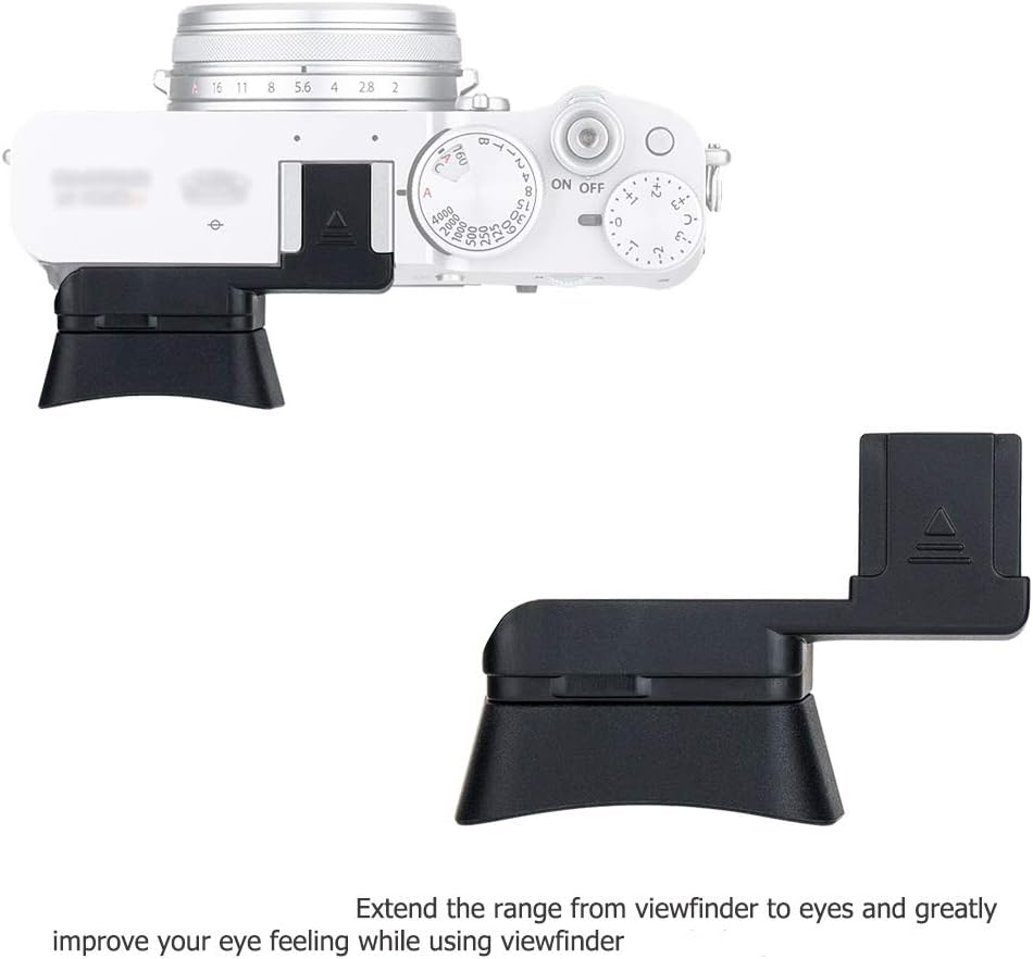 X100VI X100V Soft Silicon Camera Viewfinder Eyecup Eyepiece Eyeshade for Fujifilm Fuji & Eye Cup Protector (Hot Shoe