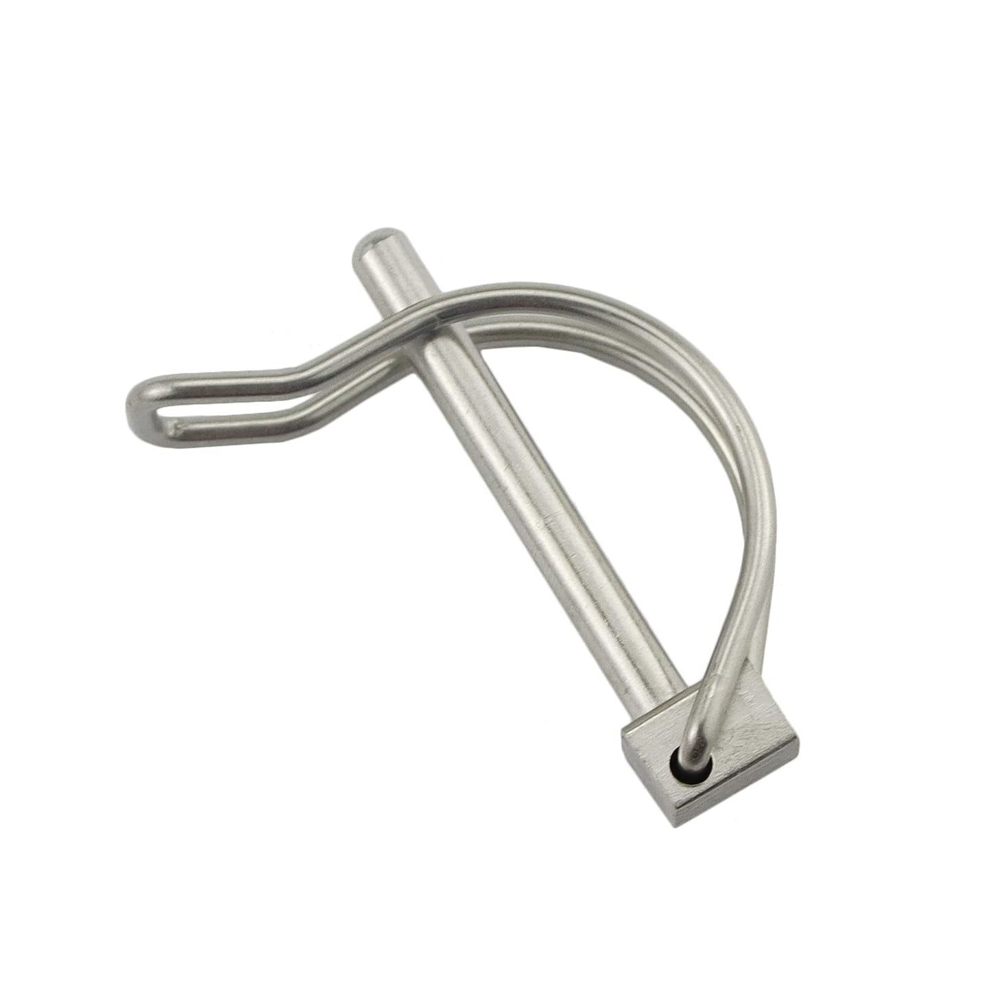 Stainless Steel 316 Quick Lock Release Trailer Towing Coupler Safety Pin Dia 4.5MM(3/16in) Cotter pins Bicycle Stroller Cargo Boat Stage Leg Hitch Hook Clip (4)