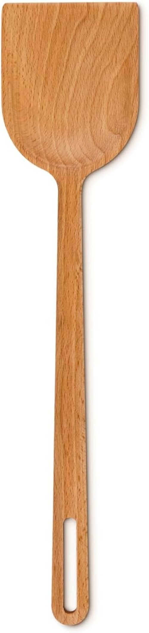 Le Creuset Wooden Scraper Spoon - Durable Kitchen Tool for Cooking & Baking | Versatile Design