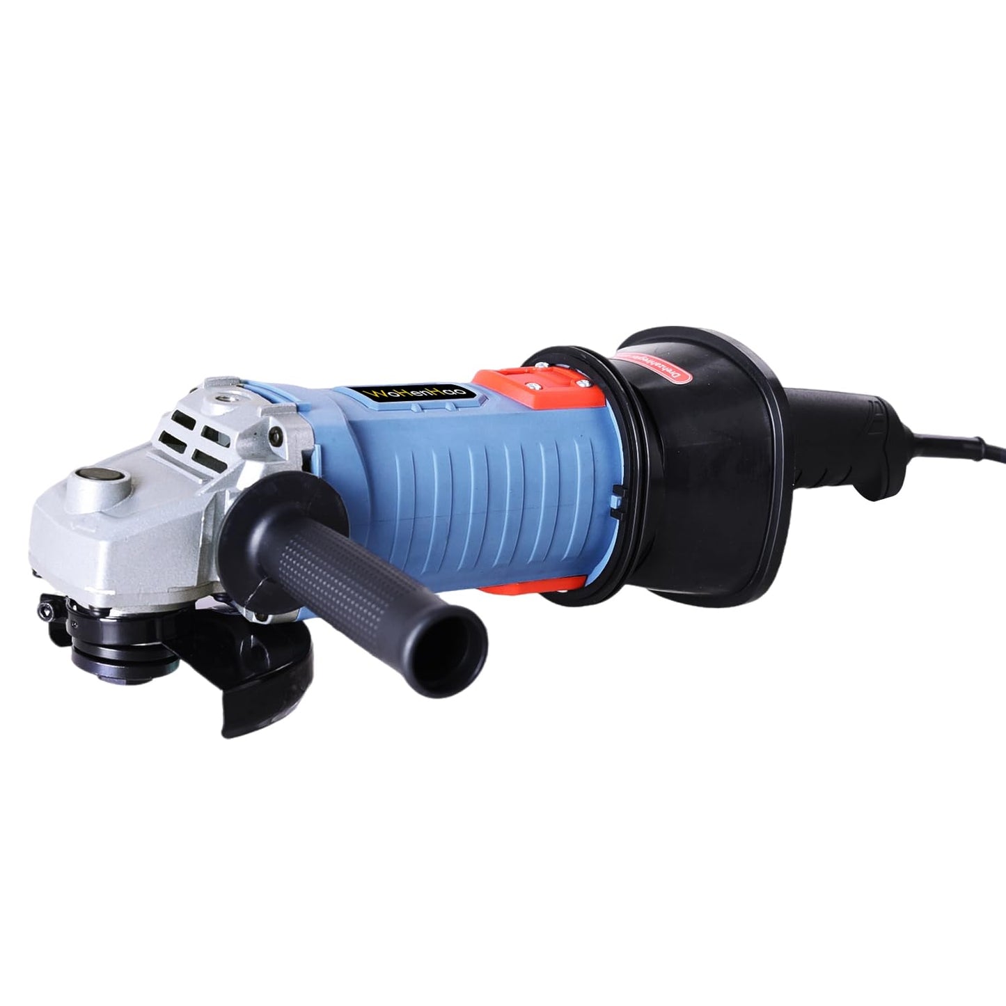 Wohenhao 5 Inch Concrete Planer 1500W with Dust Extraction Shroud and Diamond Cup Wheel, Floor Carpet Vinyl & Tile Adhesive Removal Machine