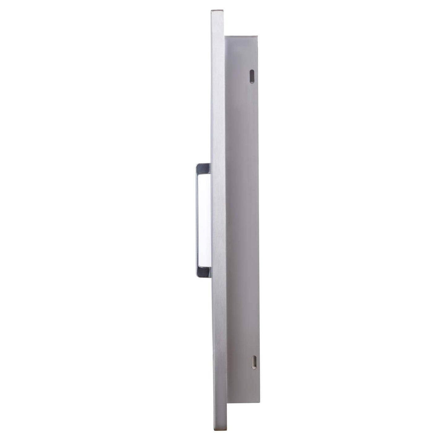 Outdoor Kitchen Doors- 30" W x 21" H - Stainless Steel BBQ Double Access Door,Flush Mount for Outdoor Kitchen and BBQ Island