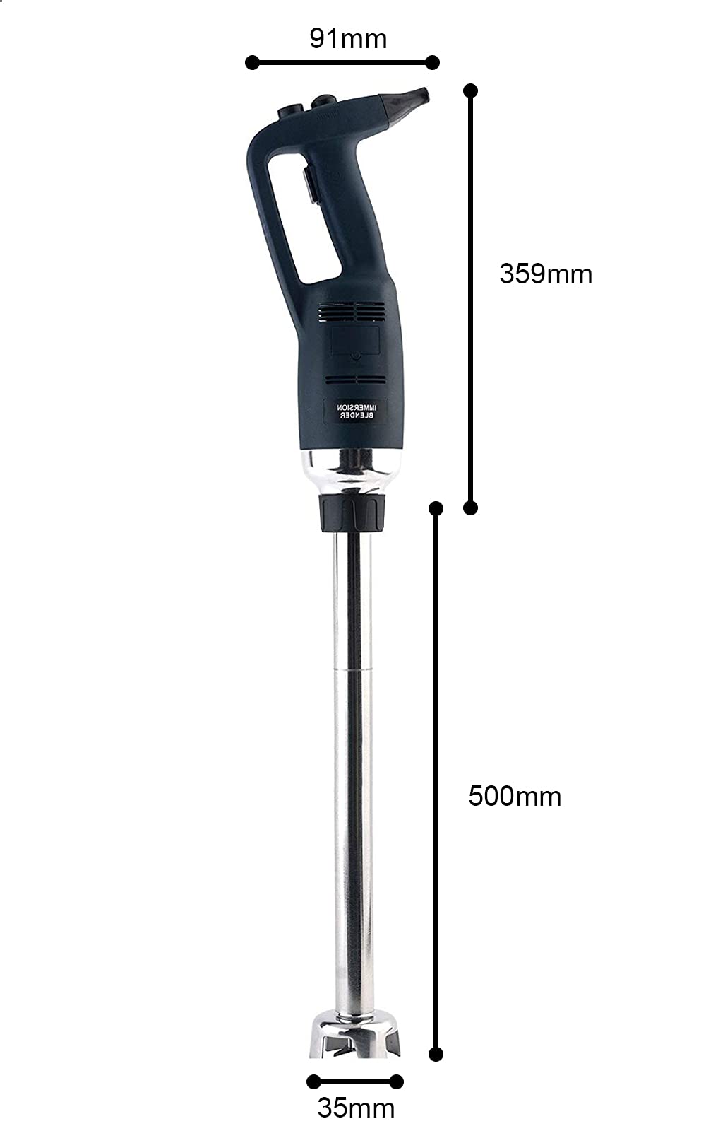 NJTFHU 20 in Heavy Duty Immersion Blender for Kitchen Commercial Mixer Electric 500W Detachable Shaft Adjustable Variable Speed Emulsifier Blender Handheld