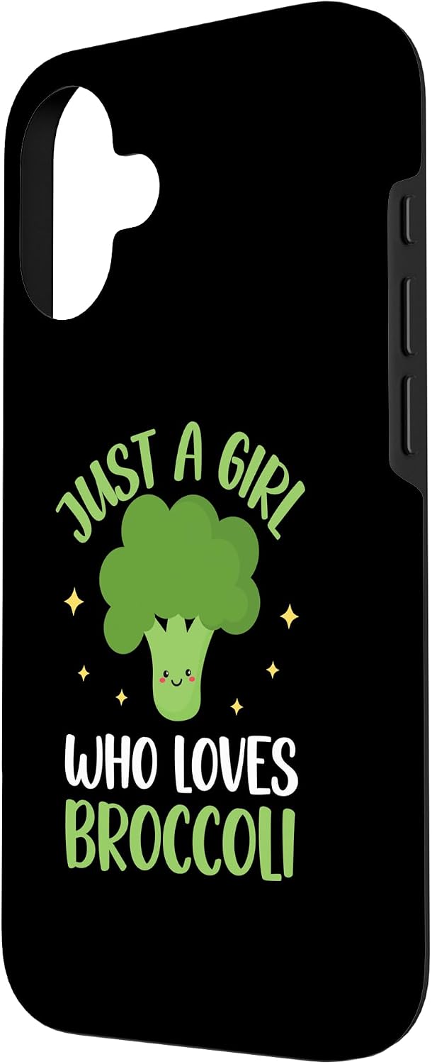 Best Broccoli Gifts Healthy Vegetable Leafy 16 iPhone Cool Broccoli Vegetarian Vegan Vegetable Food For Men Women Case