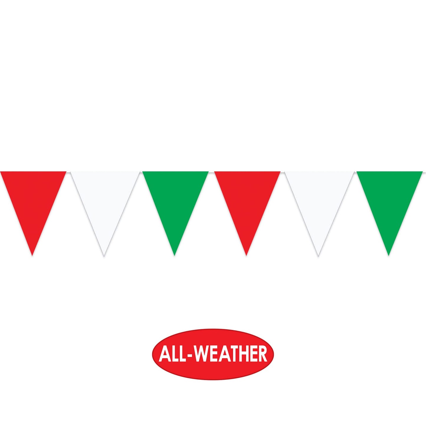 Outdoor Pennant Banner, 17 by 30-Feet (Pack of 4)