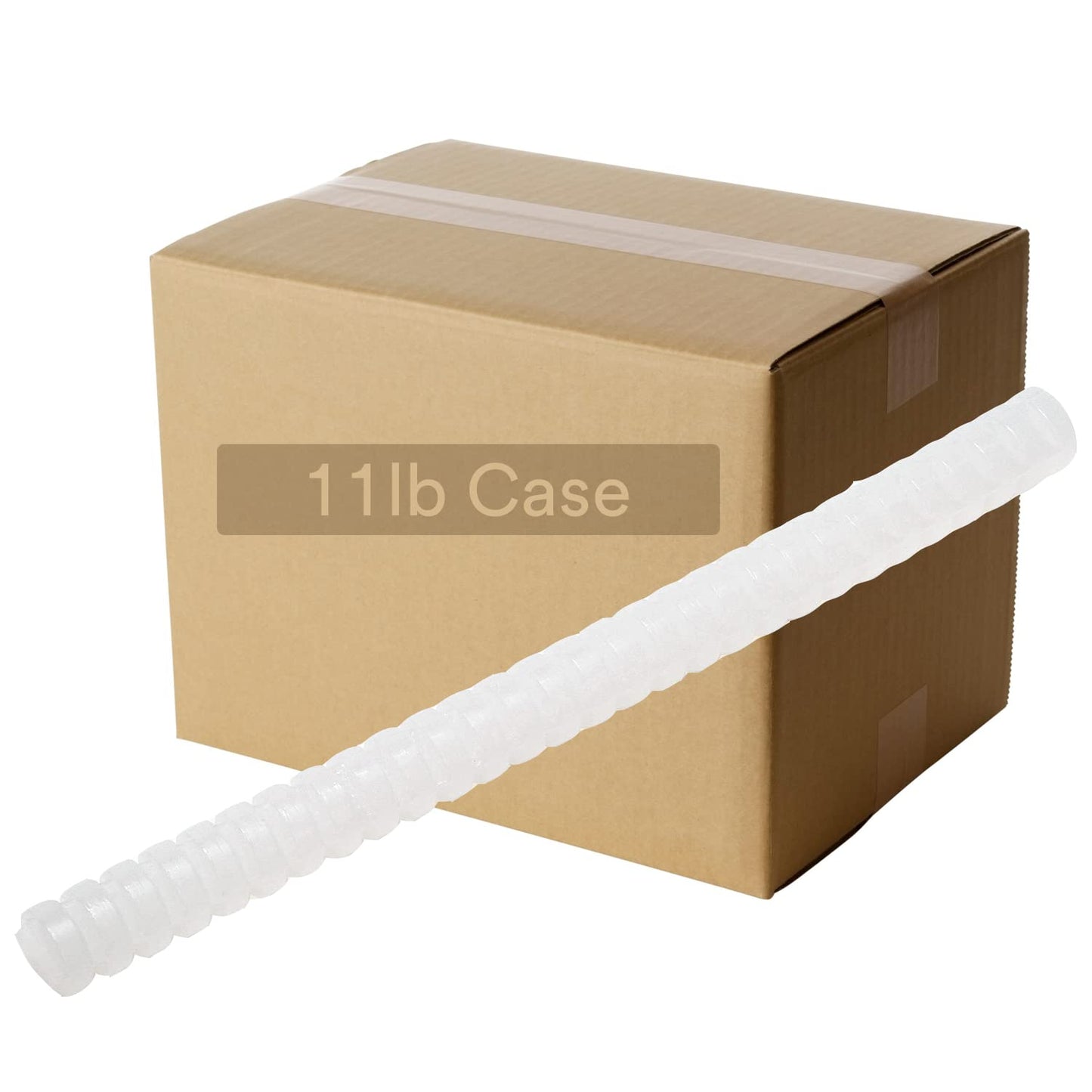 3M Hot Melt Adhesive 3792Q, Hot Glue, Multi-Purpose, Woodworking, Upholstery, Clear, 5/8 in x 8 in, 11 lb, Case