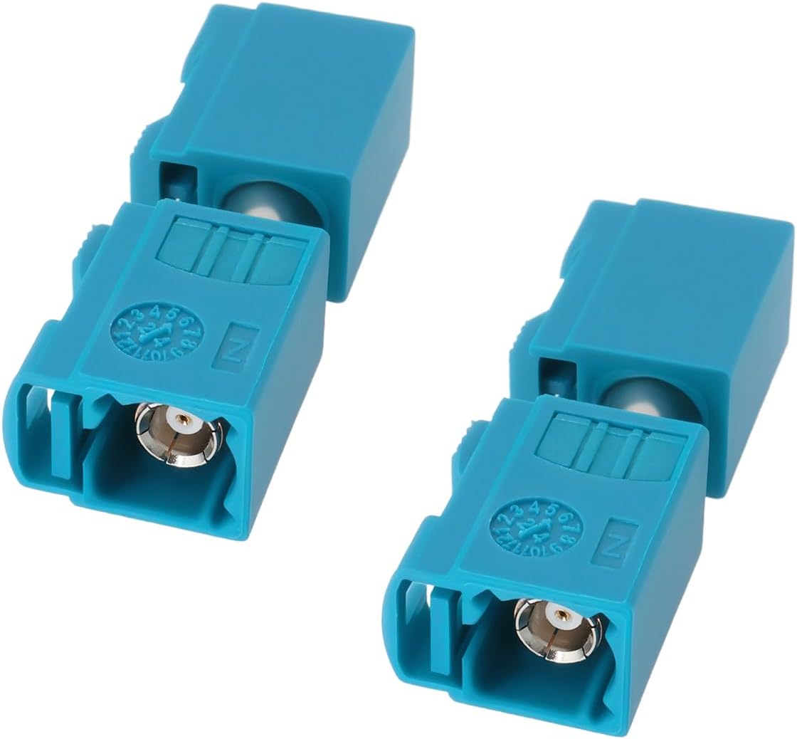 eMagTech 2pcs Fakra Z Adapter Female to Female Connector for Automotive Telematics GPS Radio Systems Antenna