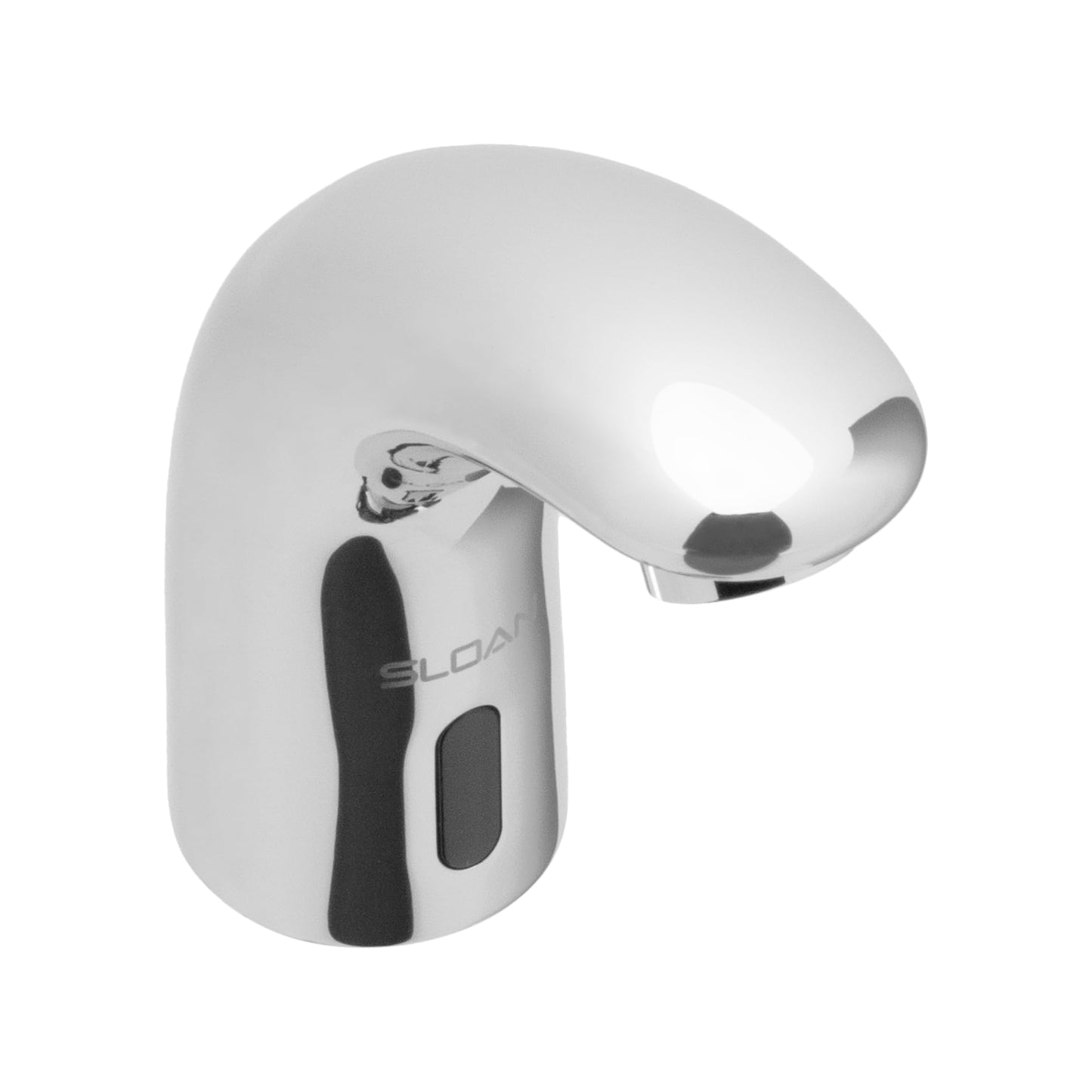 Sloan SF-2400 Sensor Activated Touch-Free Faucet, Commercial Grade with Mounting Hardware - 0.5 GPM Plug Adaptor Power Supply Deck-Mounted Mid Body with Below Deck Mixer, Polished Chrome, 3362133