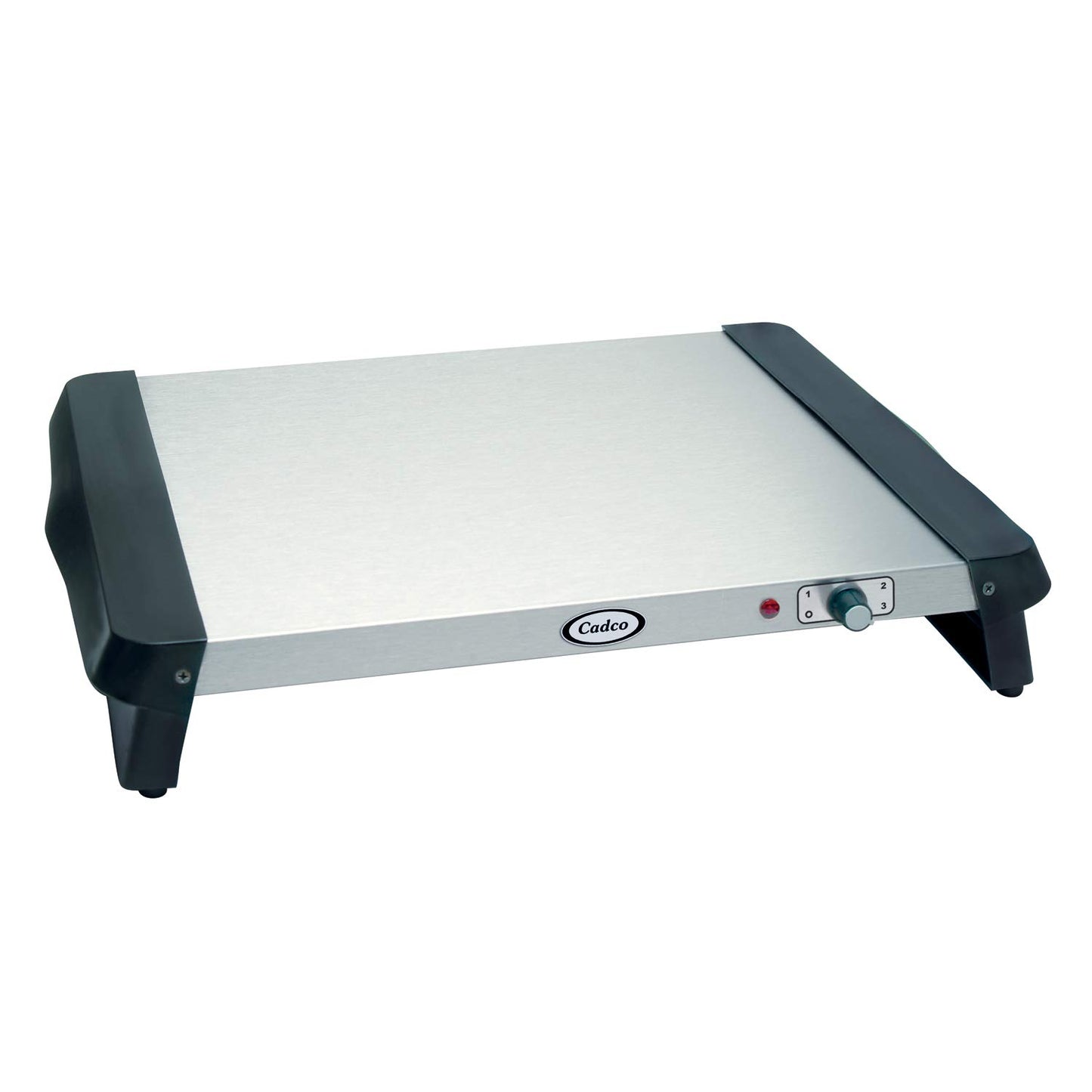 Cadco WT-5S 13.9" x 14" Countertop Warming Tray Shelf with Variable Heat Control, Stainless Steel, 120v, 9 lbs, for Commercial Use
