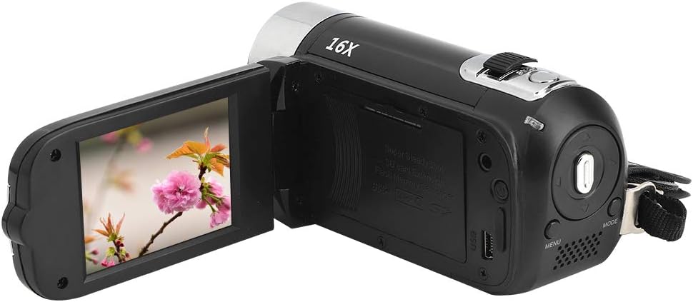 Focket 16X 2.7in 16MP 128GB Digital Zoom Video Camera Camcorder, LCD Screen Digital Camera Recorder Vlogging Camera