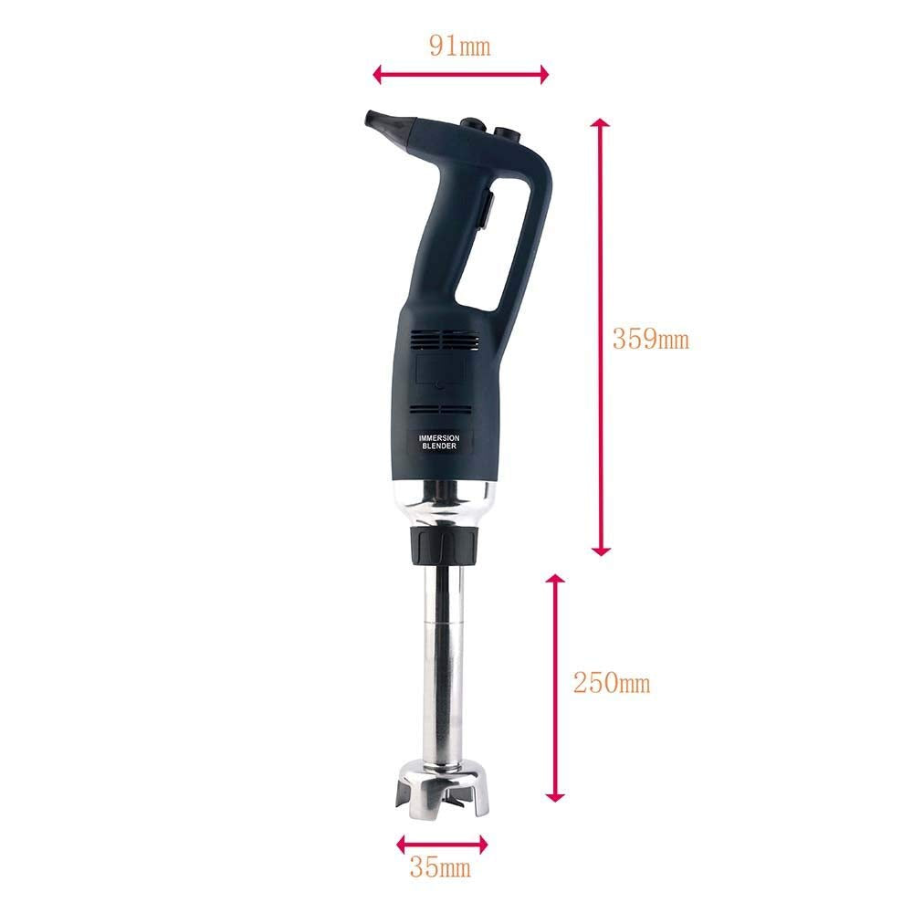 BNDHKR 10 inch Electric Immersion Blender Commercial/Home kitchen handheld Blenders 500W 4000rpm to 16000rpm Detachable Shaft Food Grade Stainless Steel for shakes soups smoothies Puree