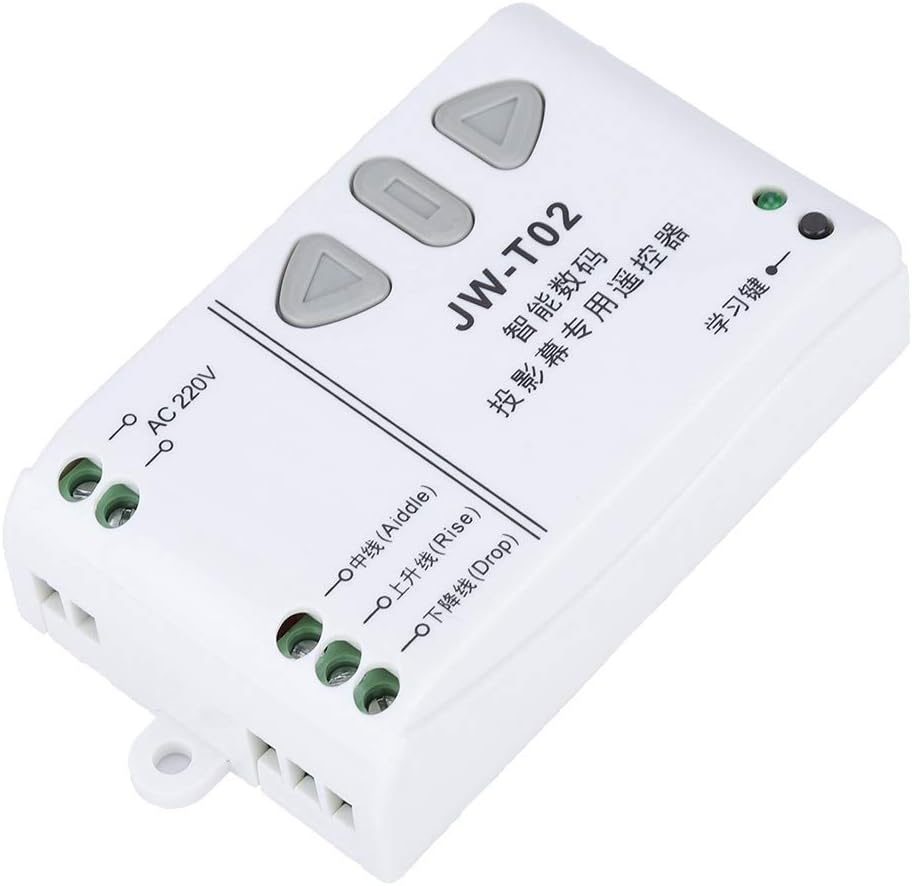 Mugast Control(433Mhz) Projector Screen Projection Screen Up Down Reversing Controller with Remote