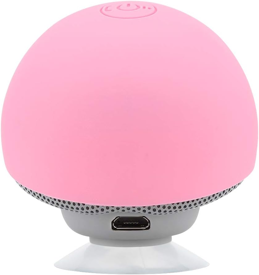 Tangxi Bluetooth3.0 Speaker, Mini Portable Mushroom Speaker, Noise Reduction Subwoofer with Suction Cup Function