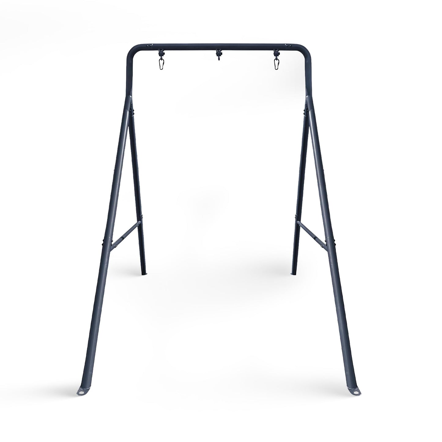 gobaplay Single Swing Set Frame, TitanFlex 6.7ft x 8.4ft Modular Metal Swingset - Outdoor & Backyard Playground Equipment for Kids (Frame Only)
