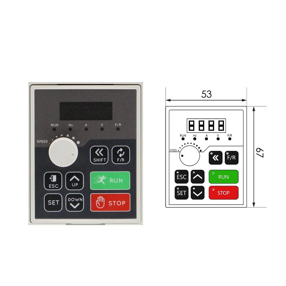 G-Penny 4.0KW H100 Model 220V Inverter VFD Variable Frequency Drive 0-1000Hz 3PH Output