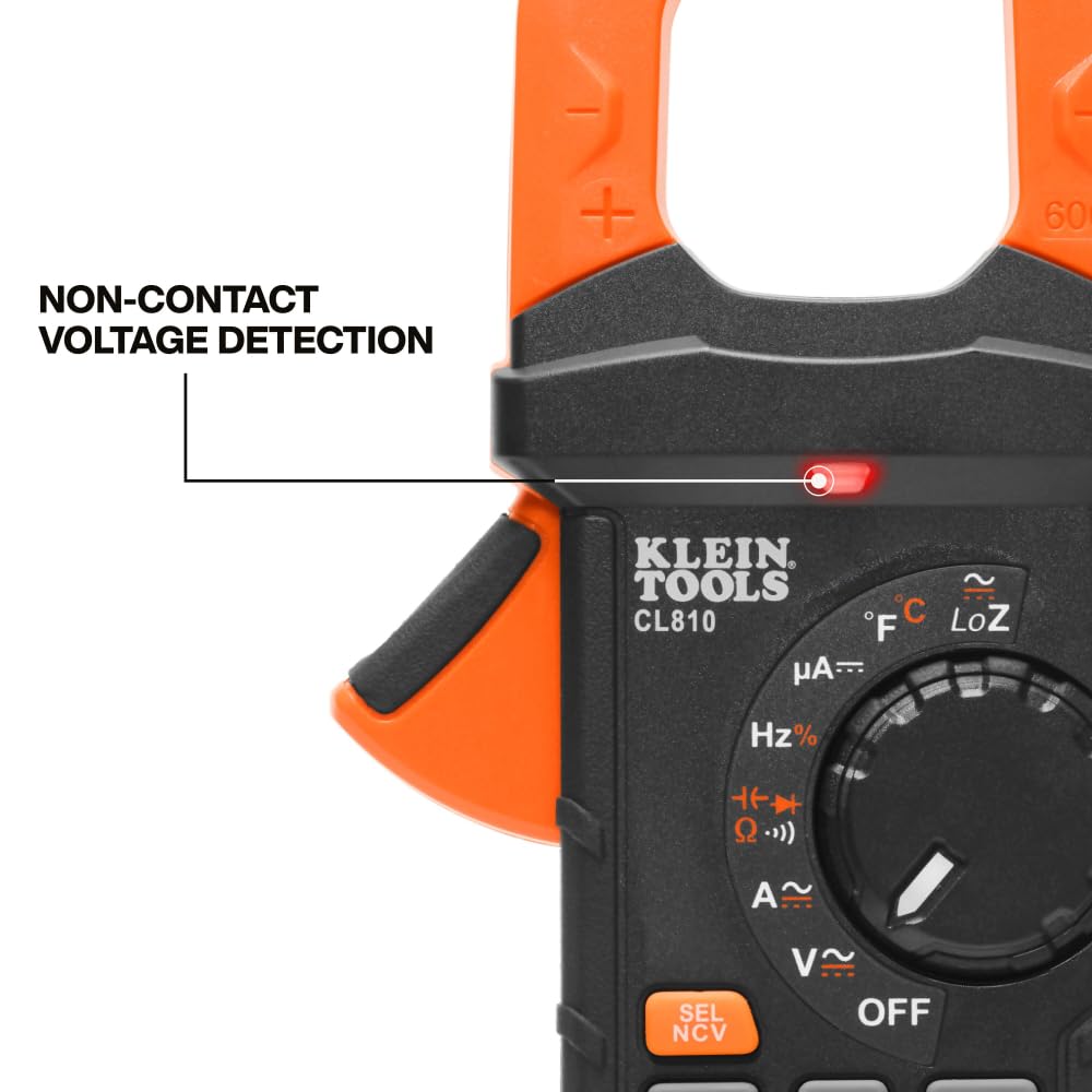 Klein Tools 80195 Digital Multimeter and Clamp Meter Kit, Auto-Ranging TRMS Voltage Tester, 1000V AC/DC, Magnetic Hanger, Professional Test Kit