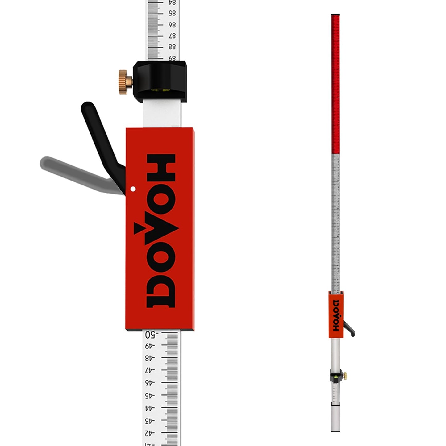 DOVOH Outdoor Laser Level with Receiver, Tripod, FT/CM Grade Rod, Class Ⅱ