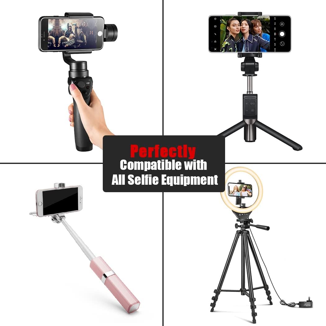 ASHUTB 5.0 [Upgraded] Bluetooth Remote Shutter for iPhone & Android Camera Wireless Remote Control Selfie Button
