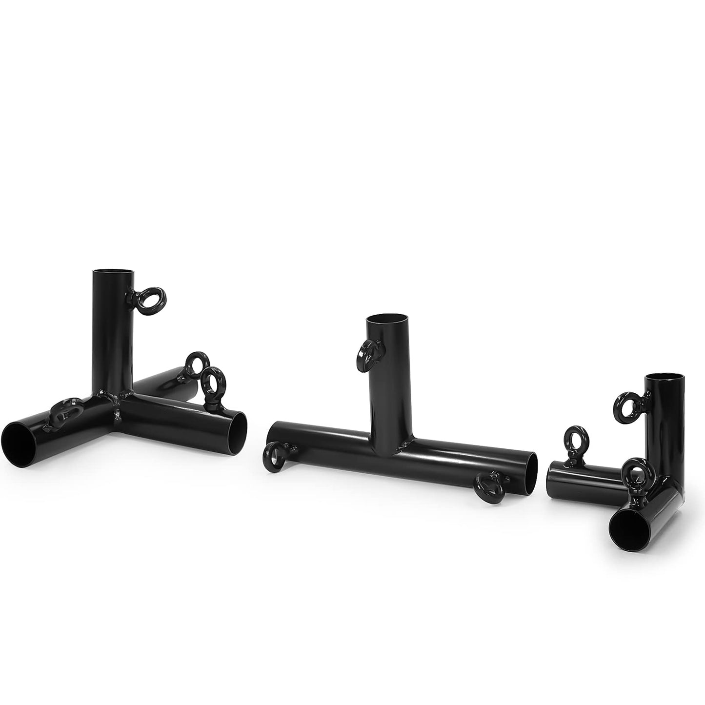 Aoneky 2 Inch Heavy Duty Steel Pipe Corner Connector Kit for 35FT Batting Cage Frame, Fittings for Baseball Softball Backyard Practice Structure