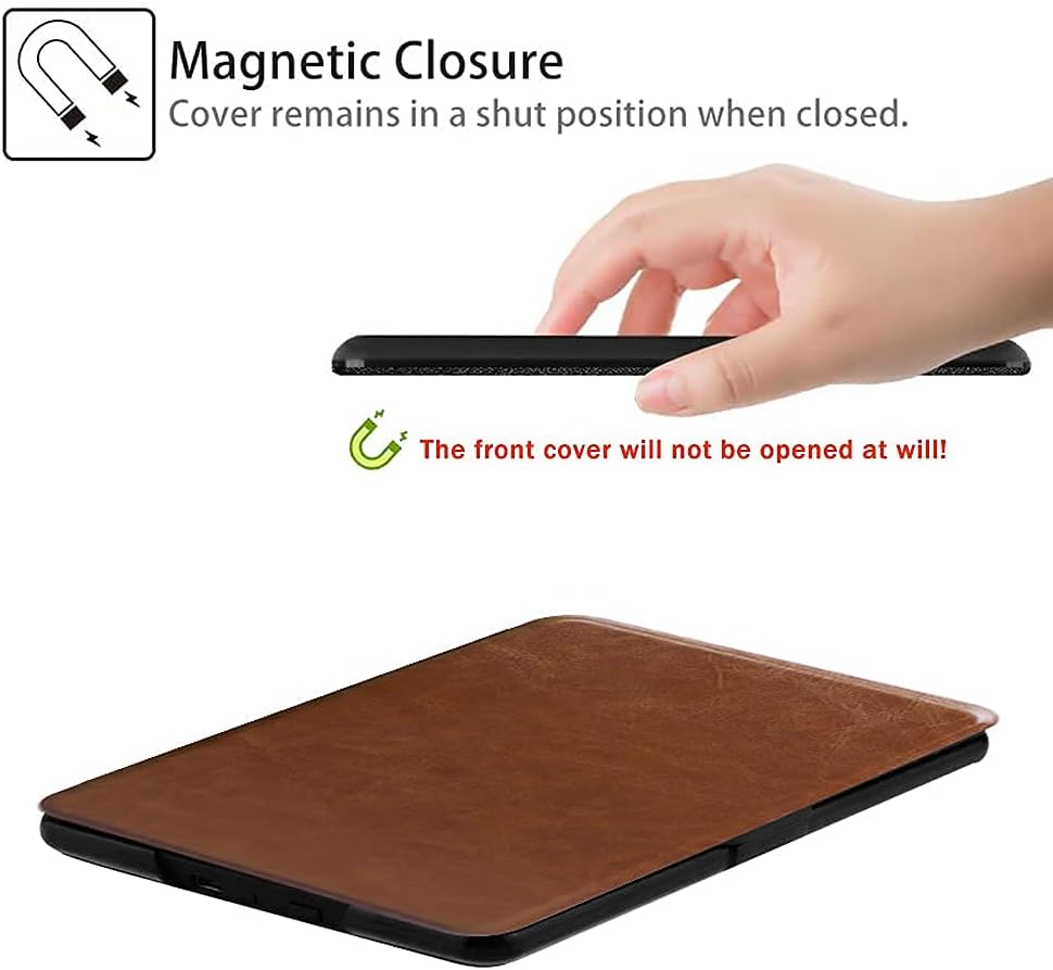 SCSVPN 6'' 10th 2018 PQ94WIF for Kindle Paperwhite Case Generation Model No. with Hand Strap, Auto Sleep/Wake - Slim