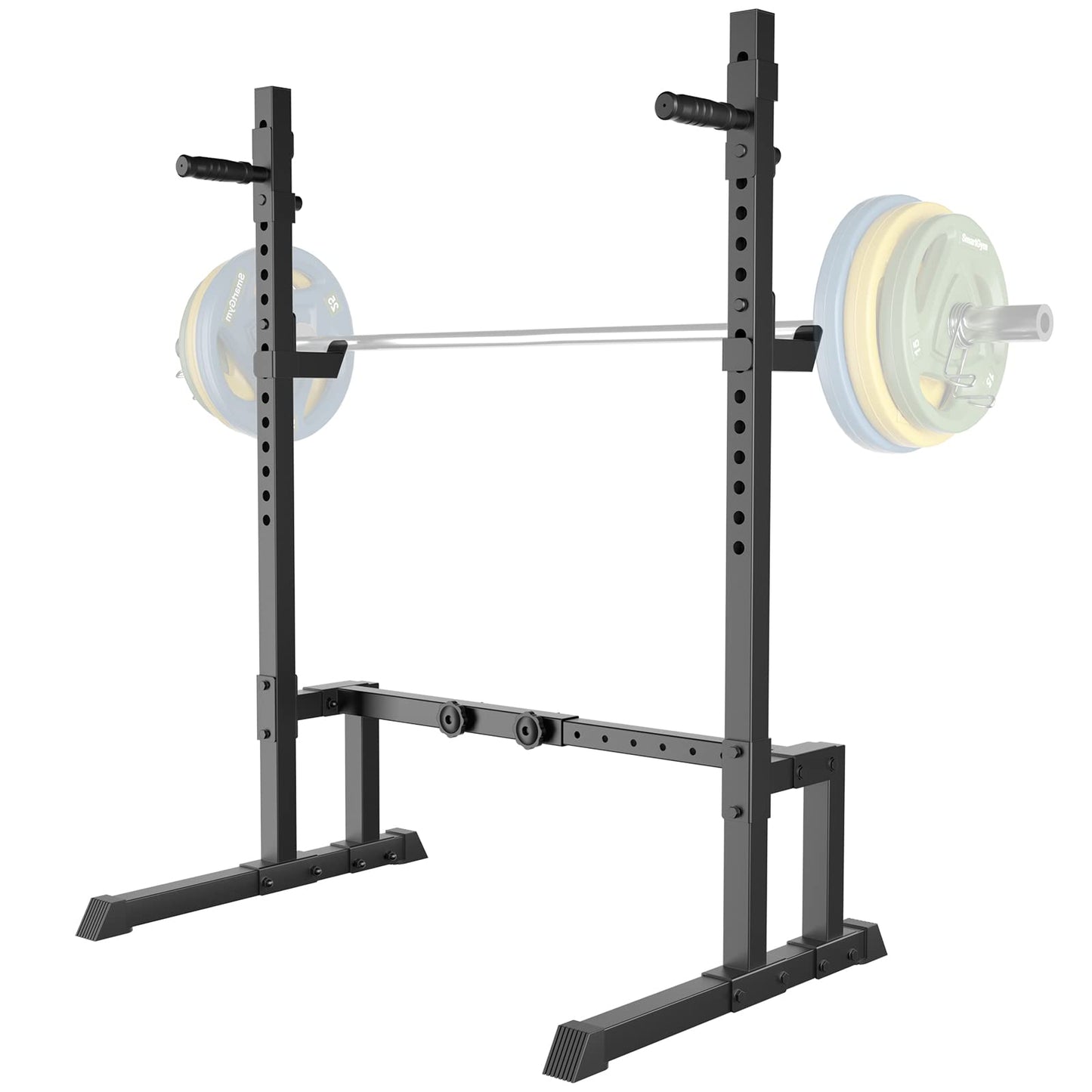 Uboway Barbell Rack Squat Stand Adjustable Bench Press Rack 700LBS Max Load Multi-Function Weight Lifting Home Gym Fitness