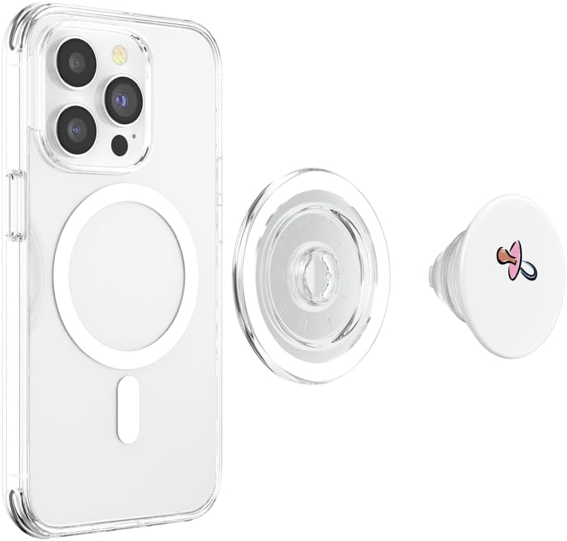 ArtAttack Baby Pacifier PopSockets MagSafe PopGrip for iPhone