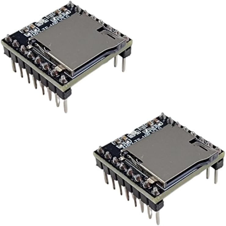 DIYables MP3 ESP32, ESP8266, 2-Pack Mini Player Module for Arduino, Raspberry Pi - Compact Audio Playback for DIY