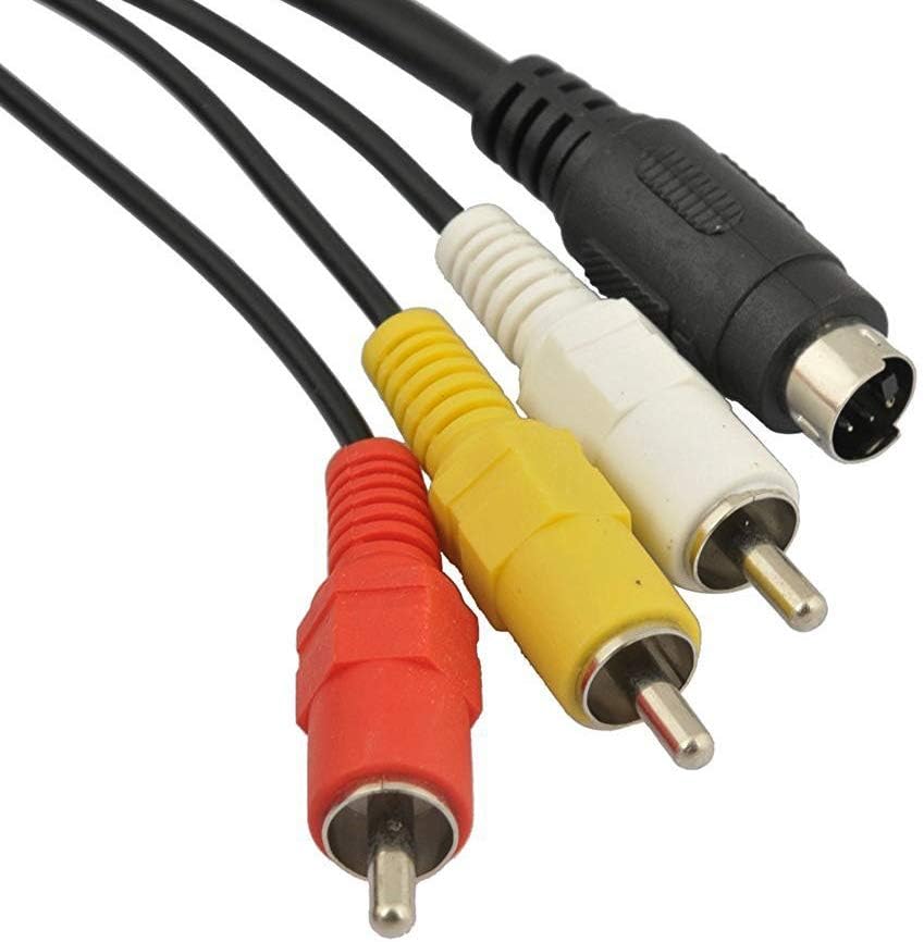 5 Feet/1.5M (2 Pack) AV Cable for Sony Handycam Mini DV and DVD Camcorders-Black