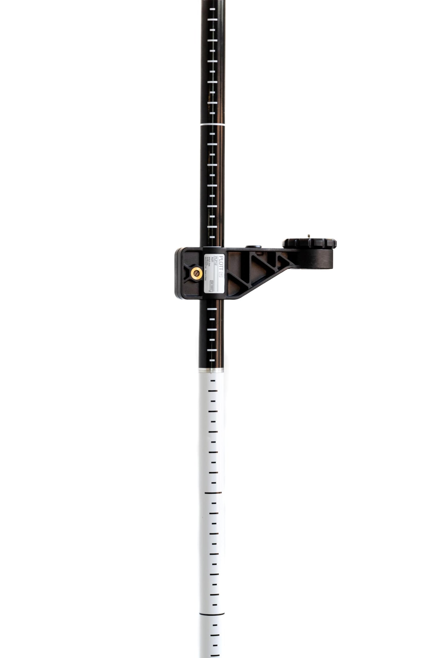 Plott 12-Foot Modular Laser Pole – Lightweight Aluminum, Extendable to 13.5 Feet, with Bubble Level & Carrying Bag – PLP12