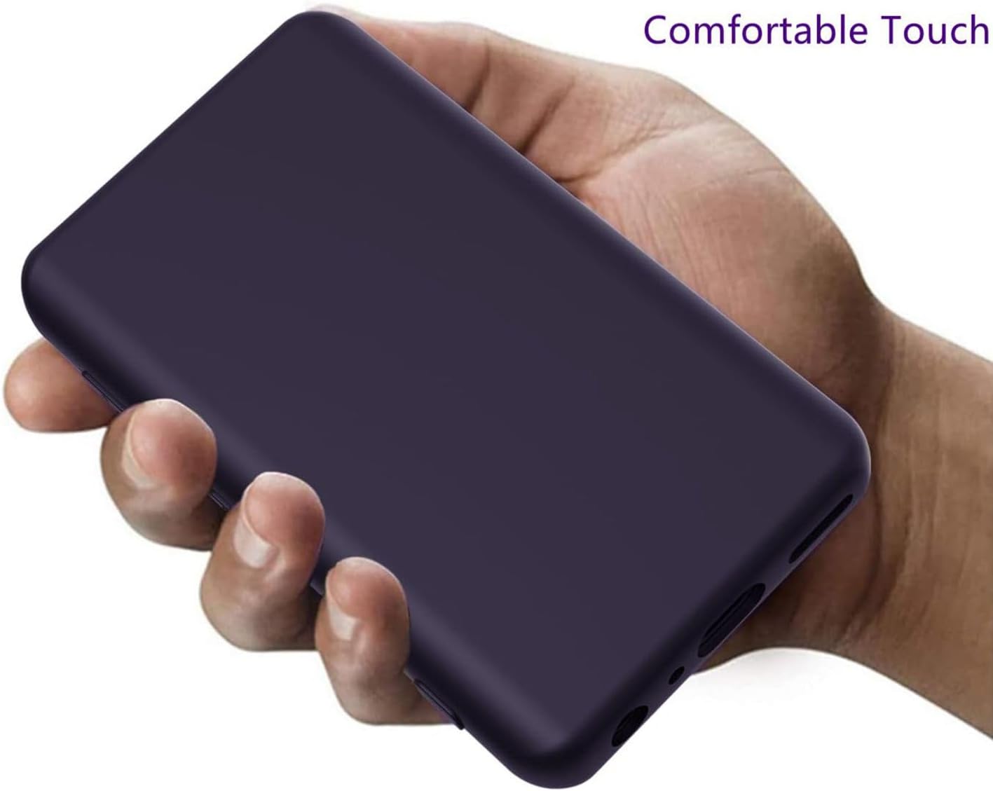Fotosuncy Mp3 G1 G3 4.0 inch, Player Case for innioasis Slim Fit Soft TPU Matte Cover with Cleaning Cloth Purple