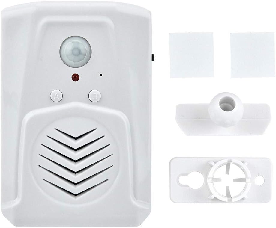 Dioche MP3 4m USB/Battery Powered Motion Sensor Alarm Doorbell - Audio Player with Infrared Induction, Detection