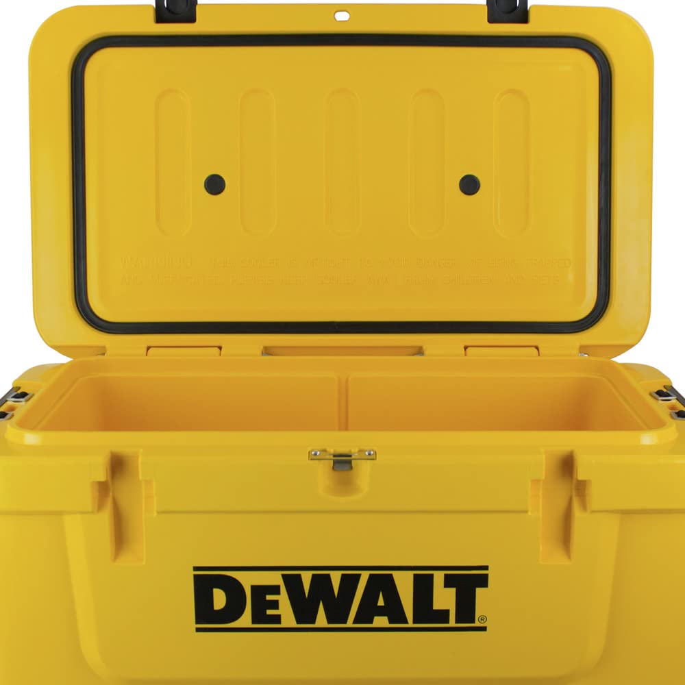 DEWALT 65 Qt Roto Molded Cooler, Heavy Duty Ice Chest for Camping, Sports & Outdoor Activities