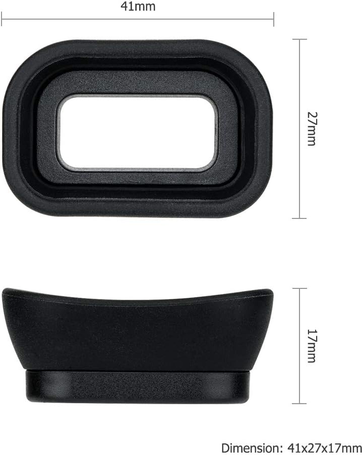 FDA-EP10 A6000 A6100 A6300 Kiwifotos Soft Long Viewfinder Eyecup Eye Cup Eyepiece for Sony Mirrorless Camera