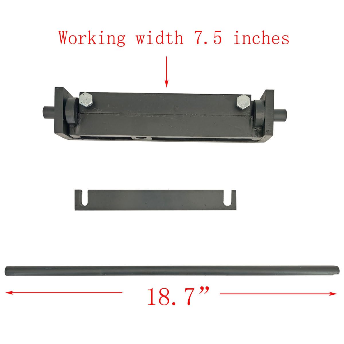 7.45" Steel Bending Brake Sheet Metal Bender Tool; Mini Sheet Metal Bender; Pan Brake; Metal Bending Tool