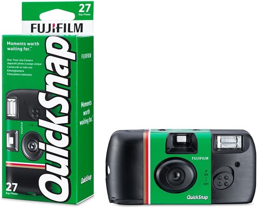 Fujifilm 400 27 QuickSnap Flash One-Time-Use Camera - Exposures