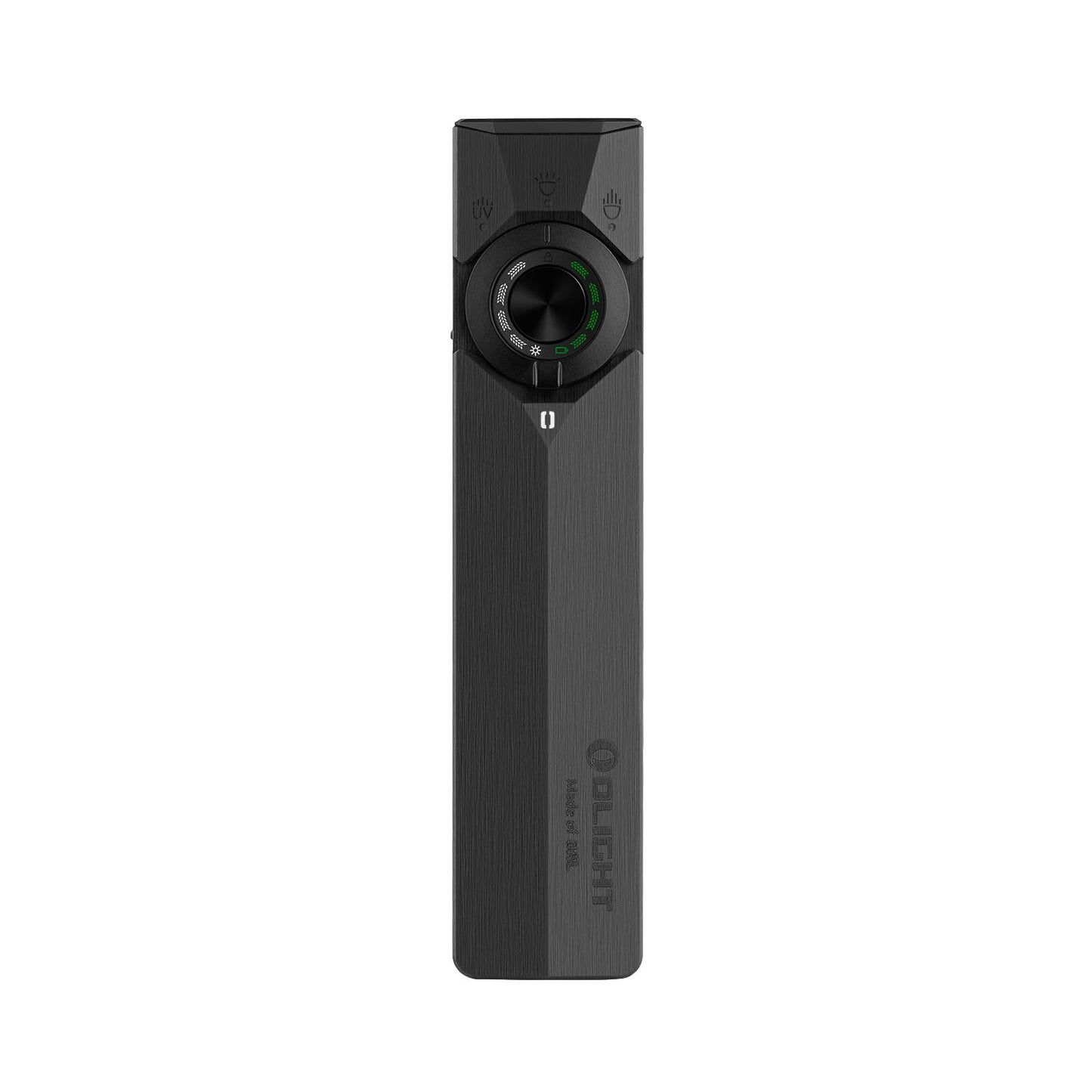 OLIGHT ArkPro Ultra EDC Flat Flashlight, Rechargeable Portable Flash Light, 1700 Lumens with White LED, UV and Green Beam for Working, Emergency, Camping, Everyday Carry (Onyx Black)