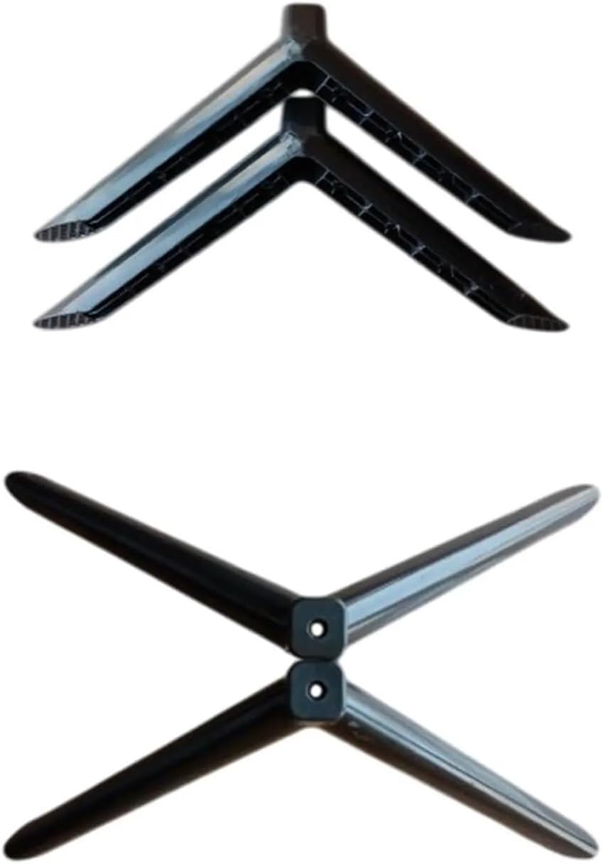 DYLCCHFS 2Pcs TV Stand Base Television Holder Bracket Spare Parts, Easy to Installation Premium Replaces Sturdy TV Legs