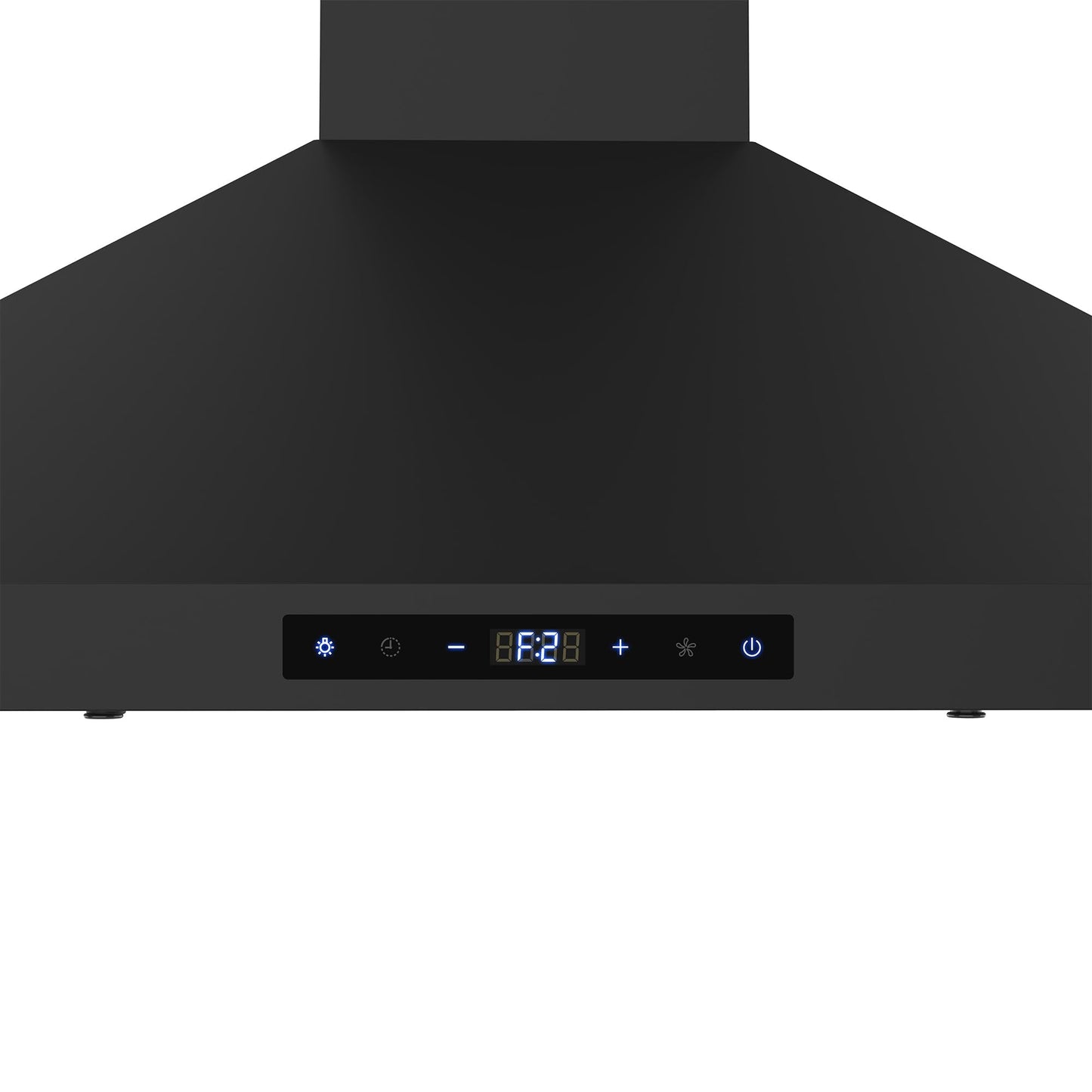 36 in. Vista Collection 380 CFM Ducted Wall Mount Range Hood, Touch Controls, LED Lights, Matte Black
