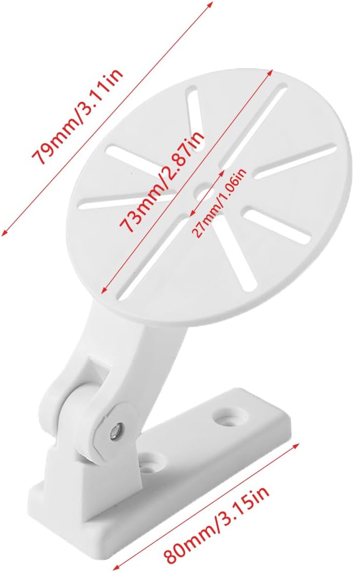 UtySty 2 Pack Home Security Camera Bracket Wall Mount Holder Dome Camera Ceiling Adhesive Non Screw Stand for Security