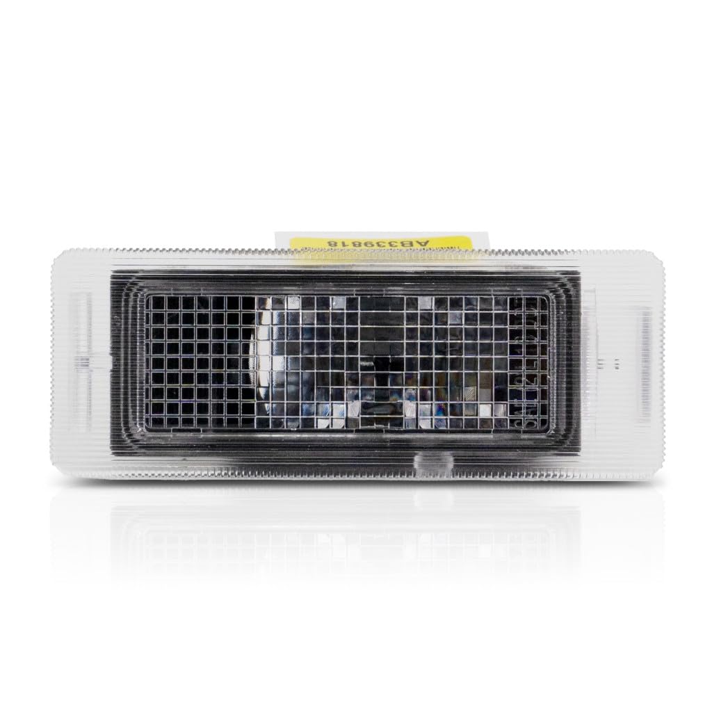 KarParts360 License Light Unit for GMC Acadia 2017-2019, Driver/Passenger Side, CAPA Certified, Model CLX-M0-332-2101N-UC-CL