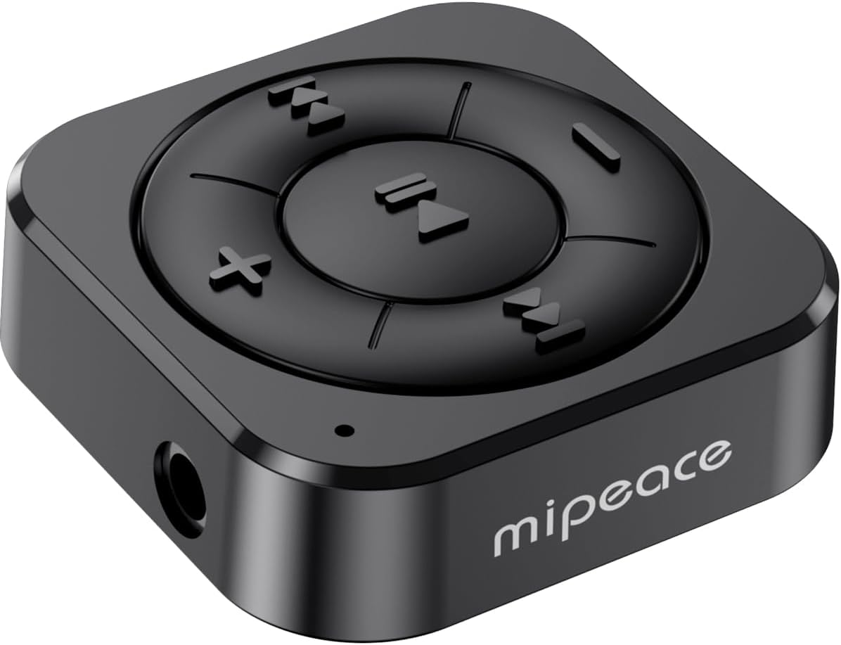 MIPEACE 5.3 Bluetooth Audio Receiver for Wired Headphones, Car & Speakers, Bluetooth Headphone Adapter with Built