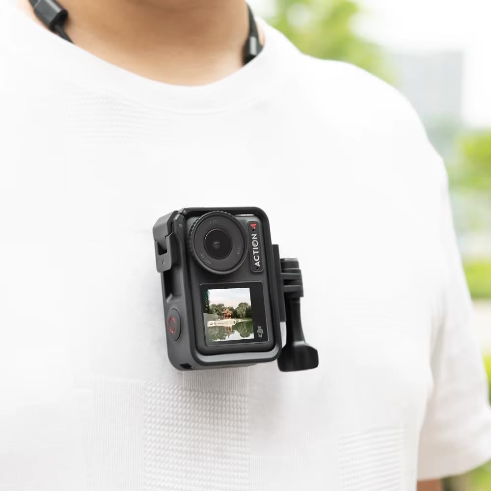 Reflex Camera 360 Magnetic Chest Mount Compatible with Go Pro, DJI, Insta | Quick Release Action Camera Holder